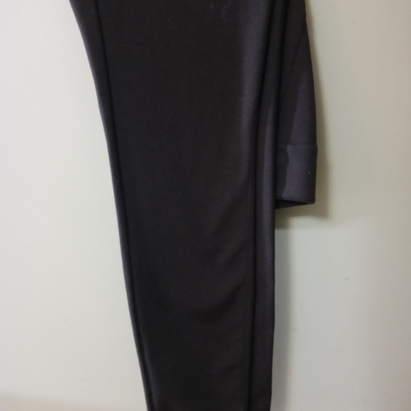 Daisy Fuentes chocolate brown, straight leg ponte pants. Never worn. Size L - Picture 1 of 5